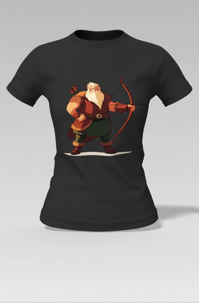T-shirt Archère Femme – Guerrière viking du jeu Valhalla’s Call