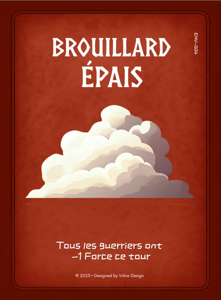 Illustration de la carte Brouillard Épais du jeu de cartes Valhalla’s Call