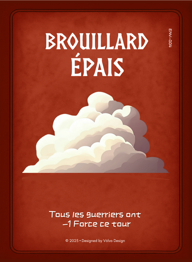 Illustration de la carte Brouillard Épais du jeu de cartes Valhalla’s Call