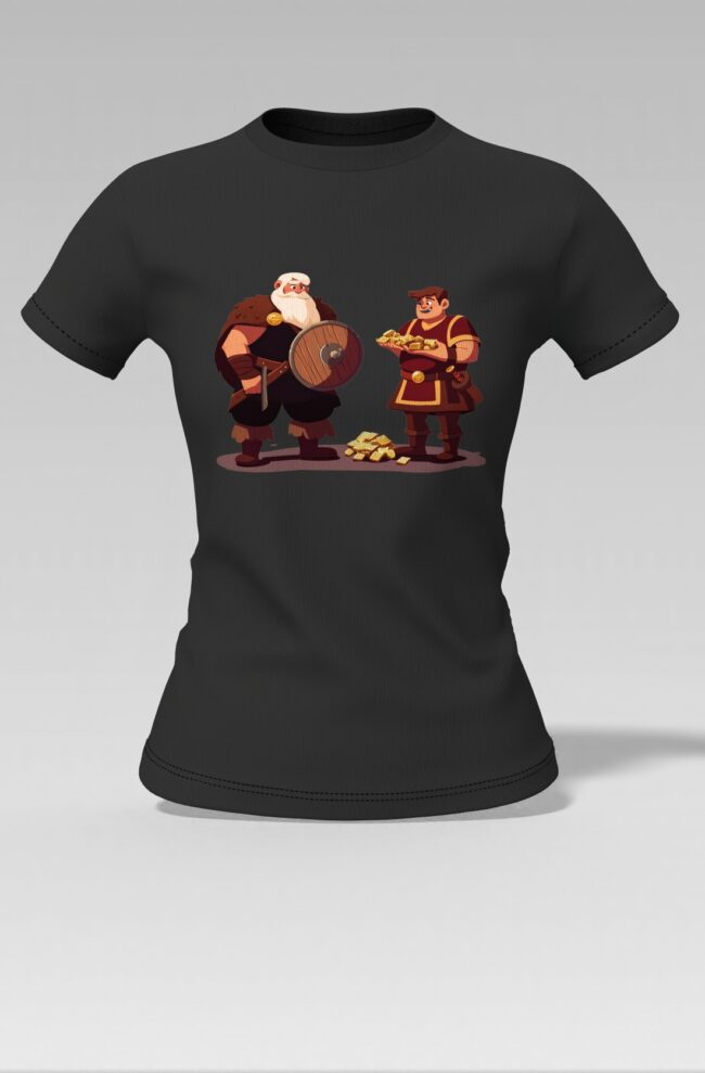 T-shirt Commerce Femme – Guerrière viking du jeu Valhalla’s Call