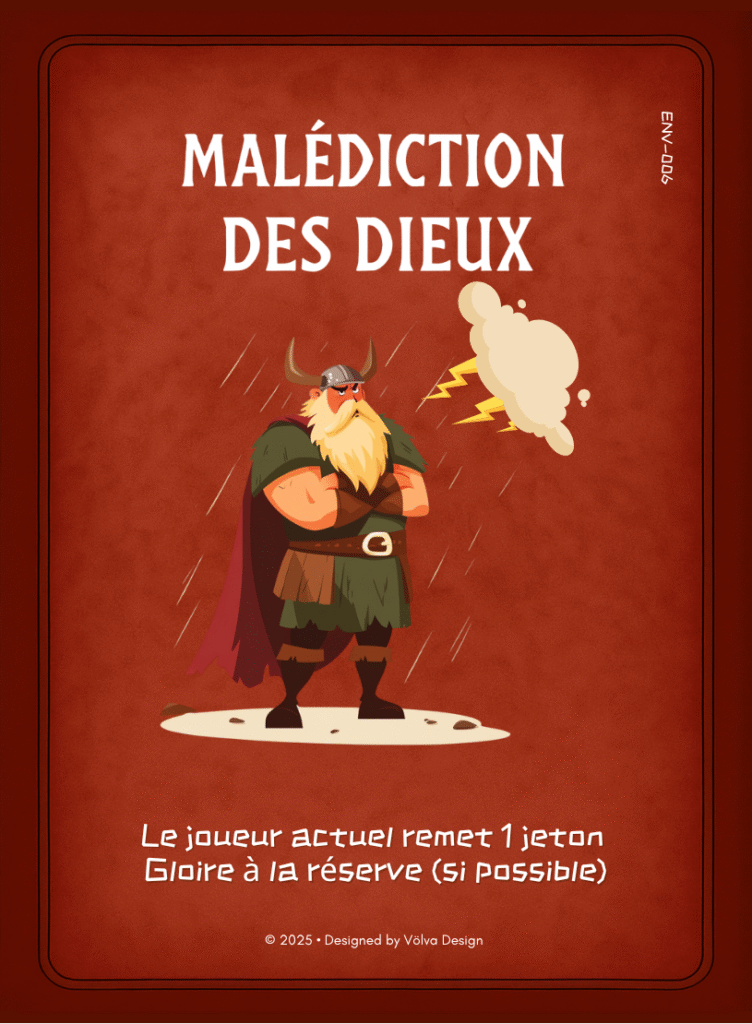 Illustration de la carte Malédiction des Dieux du jeu de cartes Valhalla’s Call